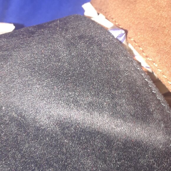 Pony Hair LEOPARD COMBO /  PATENT LEATHER COLOR BLOCKED WEDGE - Picture 6 of 7